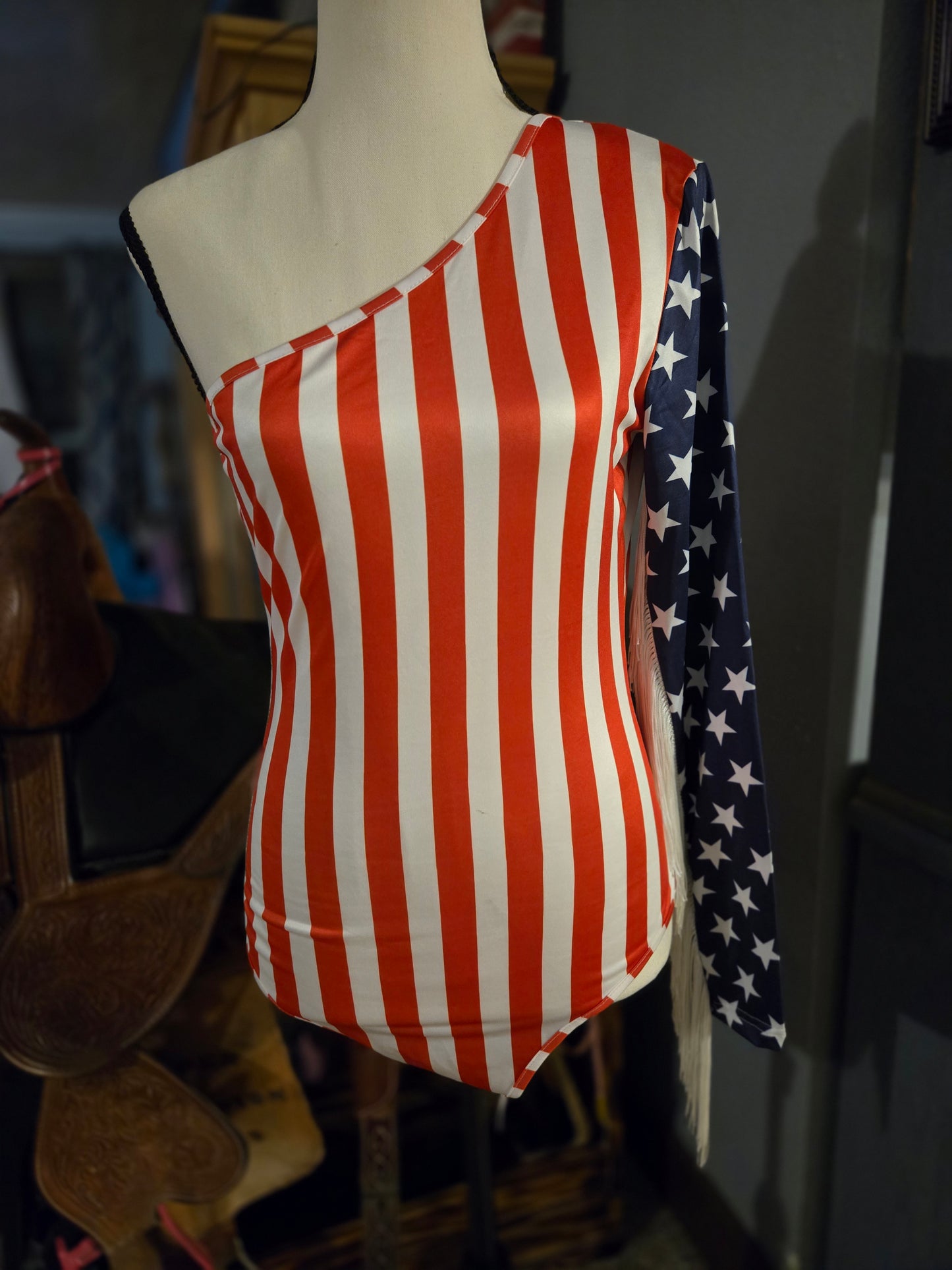 American Flag Bodysuit