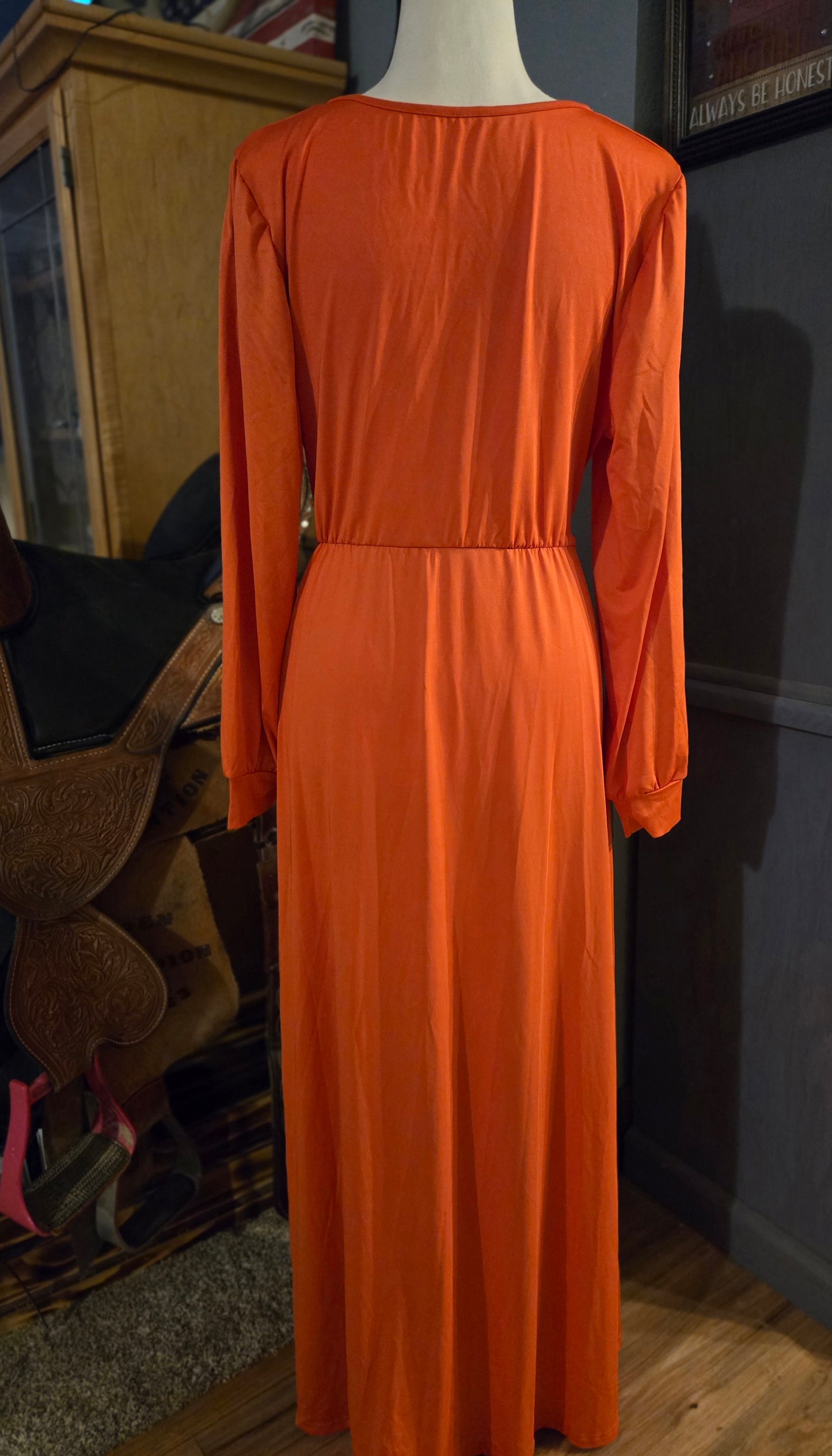 Burnt orange Dress