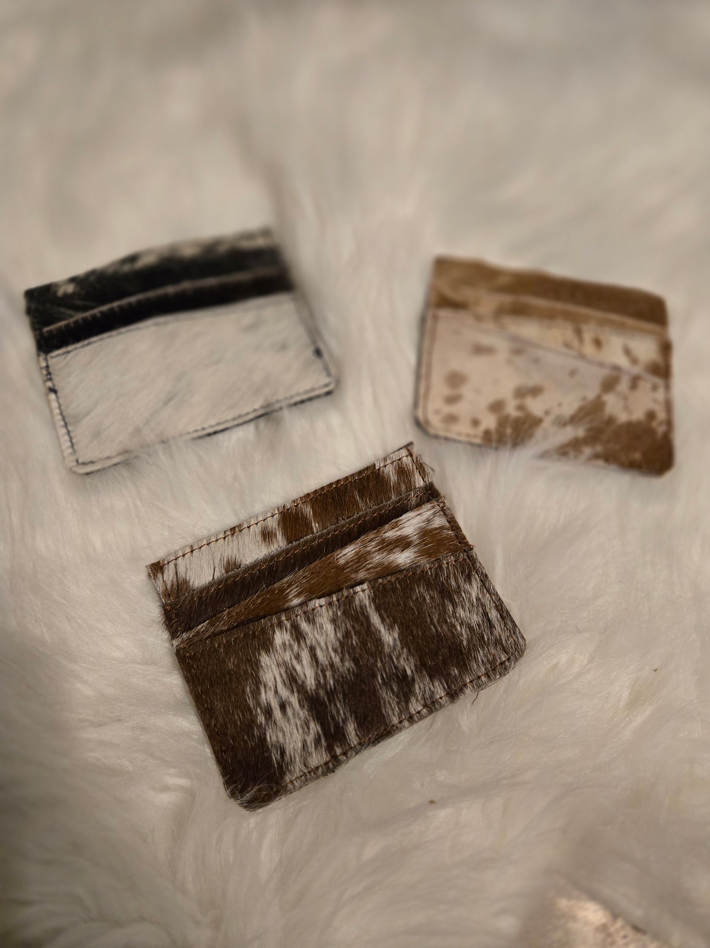 Cowhide Card Holder