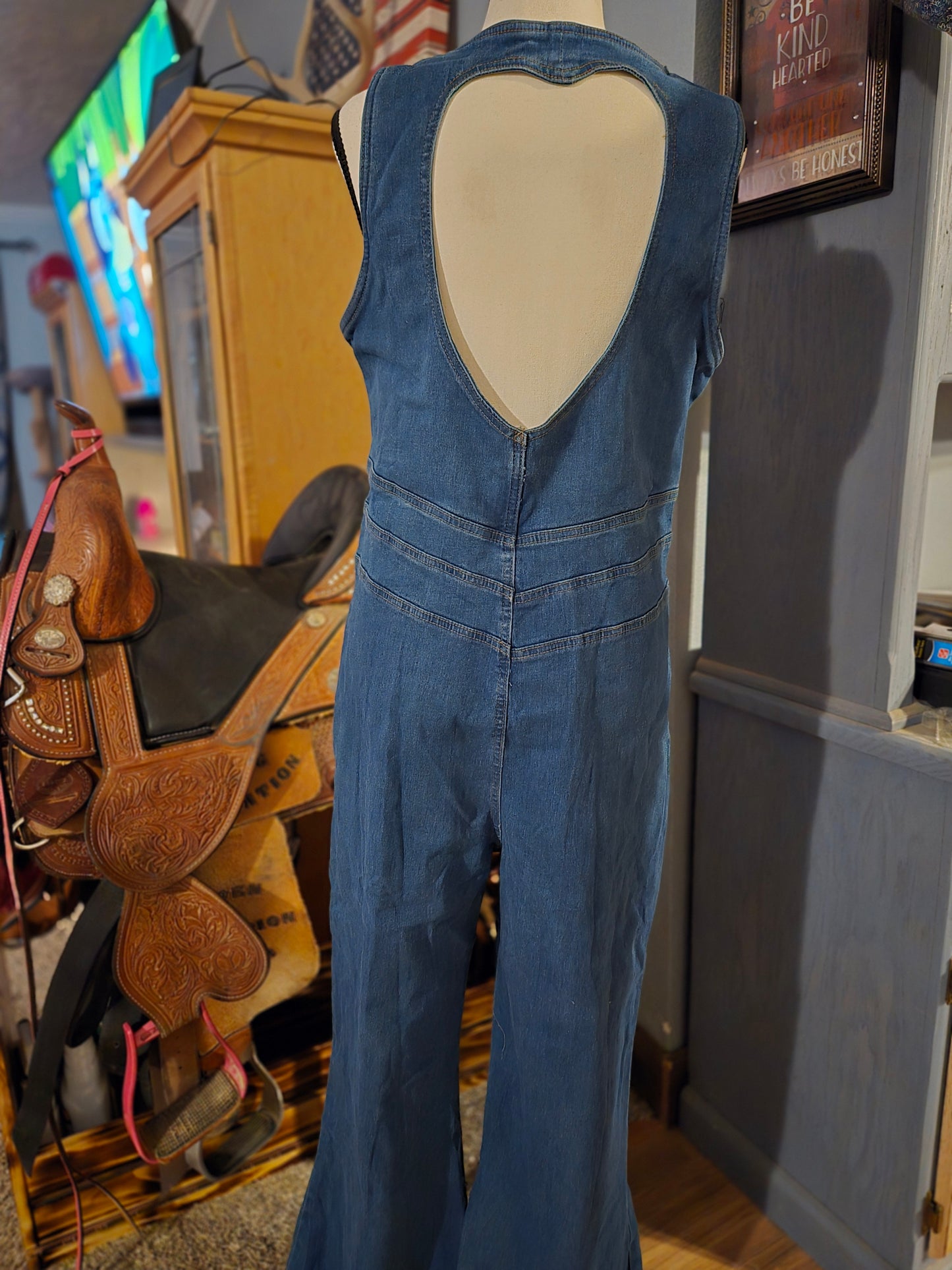 Denim Romper