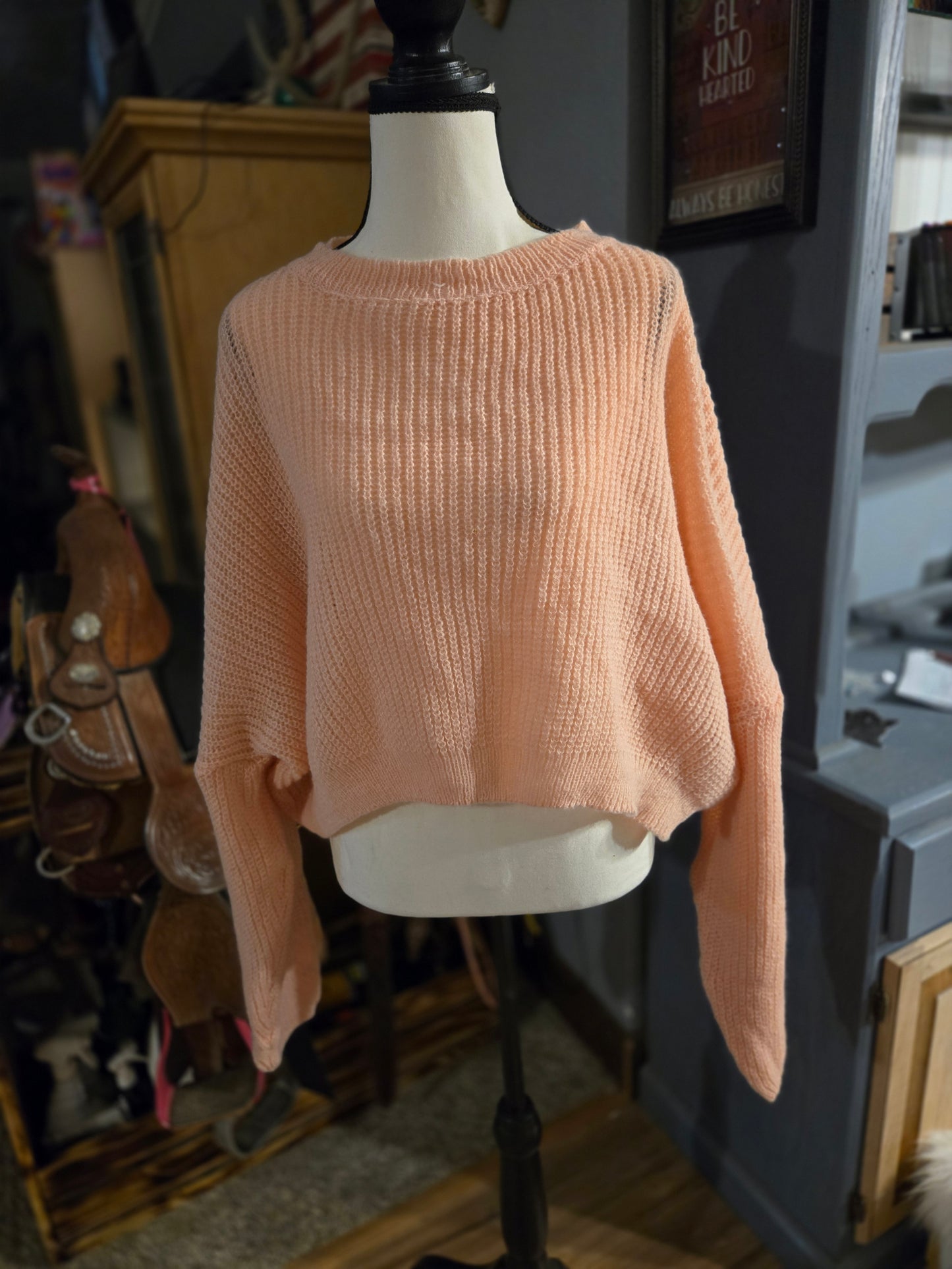 Cropped knit Sweater