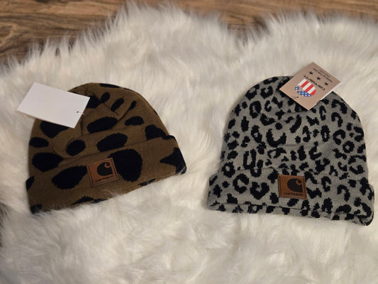 Cow print Beanies